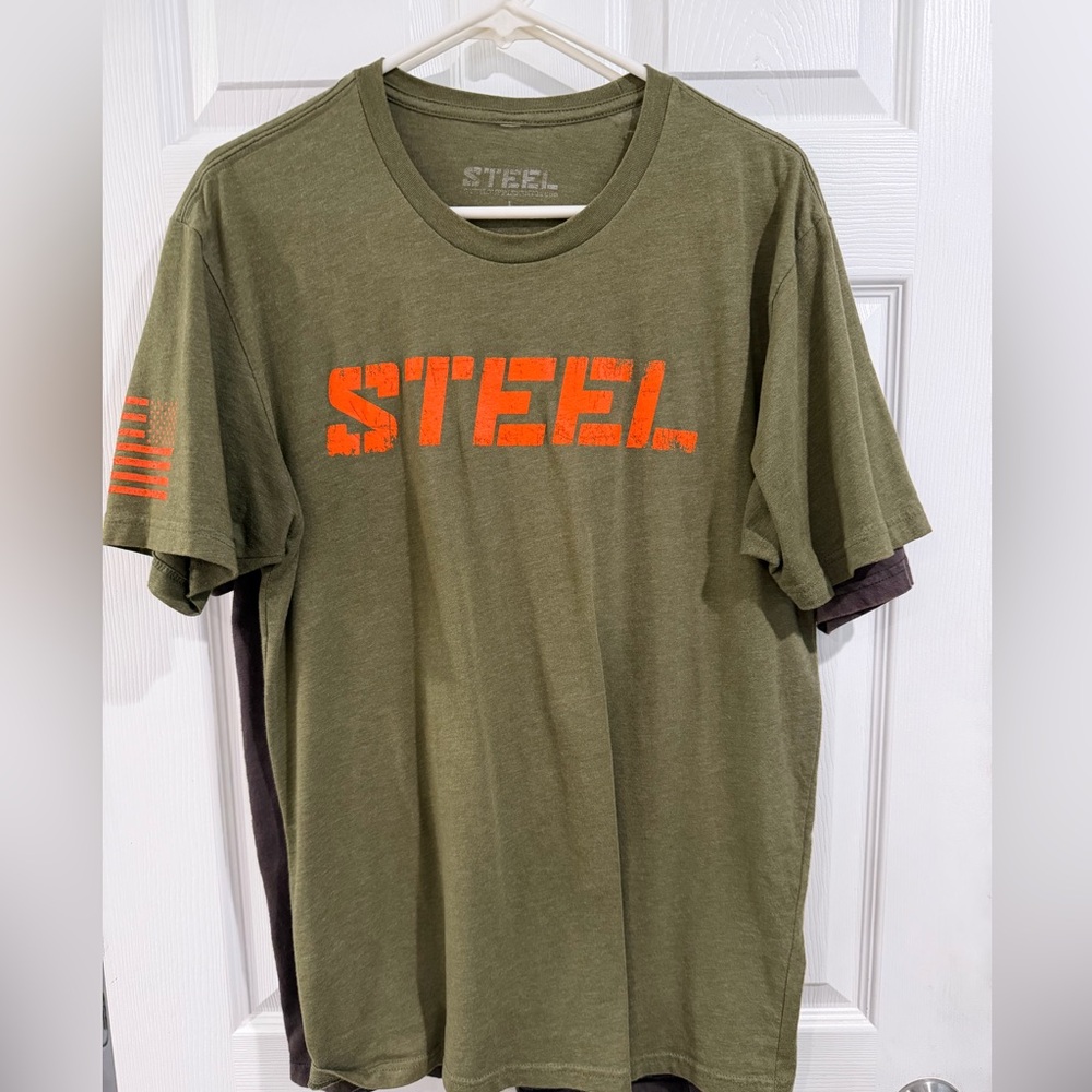 Steel athletic tshirt